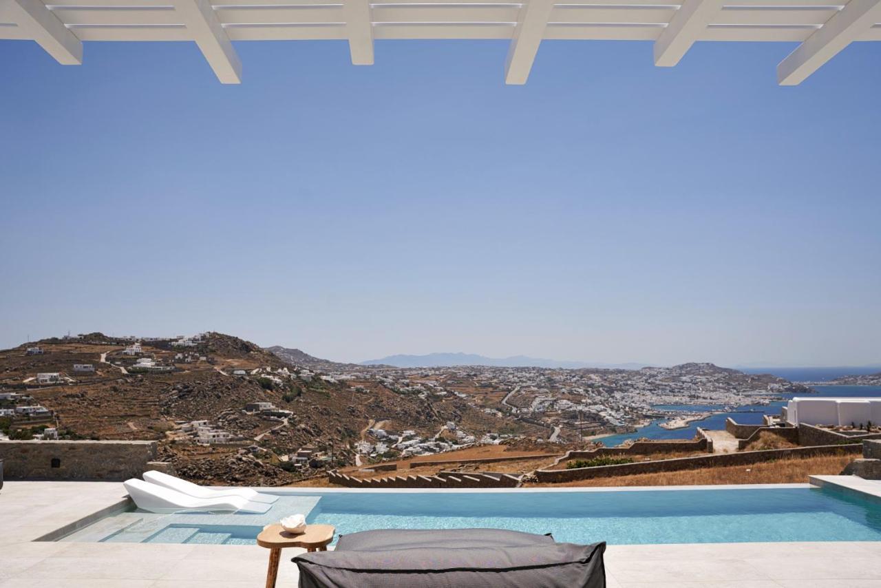 Annez Villa With Private Pool Panoramic Sea View Mykonos Town المظهر الخارجي الصورة