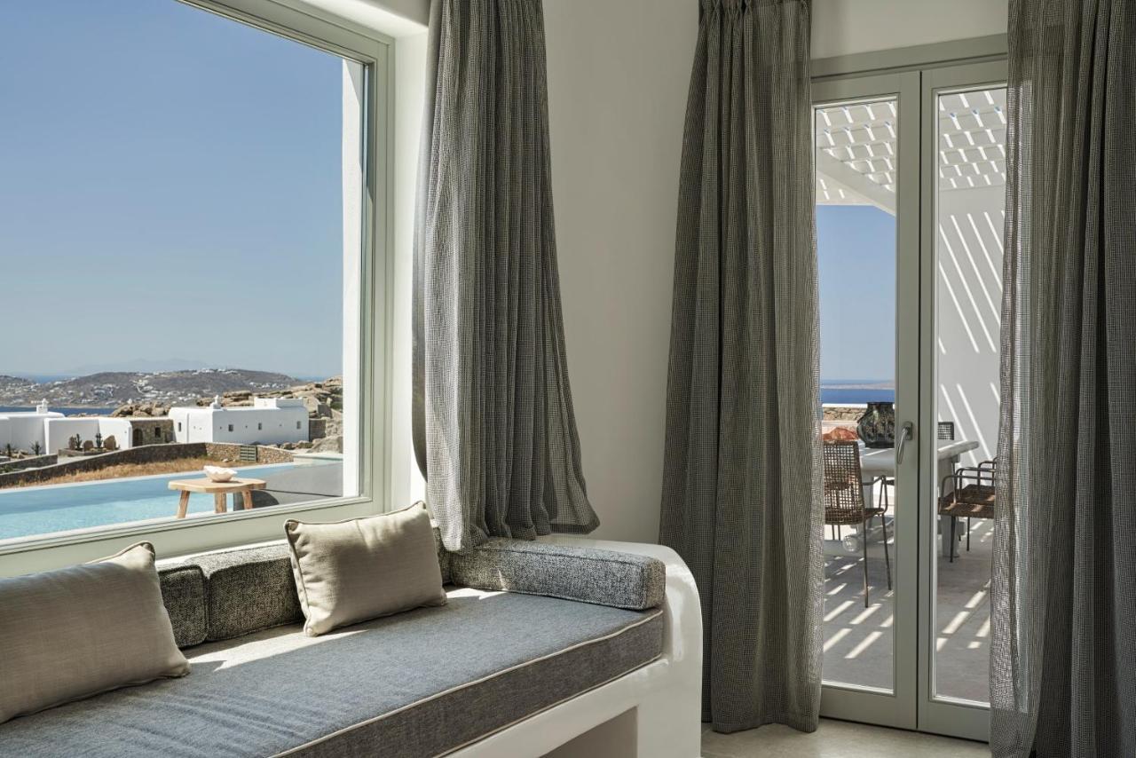 Annez Villa With Private Pool Panoramic Sea View Mykonos Town المظهر الخارجي الصورة