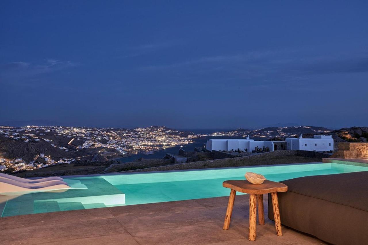 Annez Villa With Private Pool Panoramic Sea View Mykonos Town المظهر الخارجي الصورة