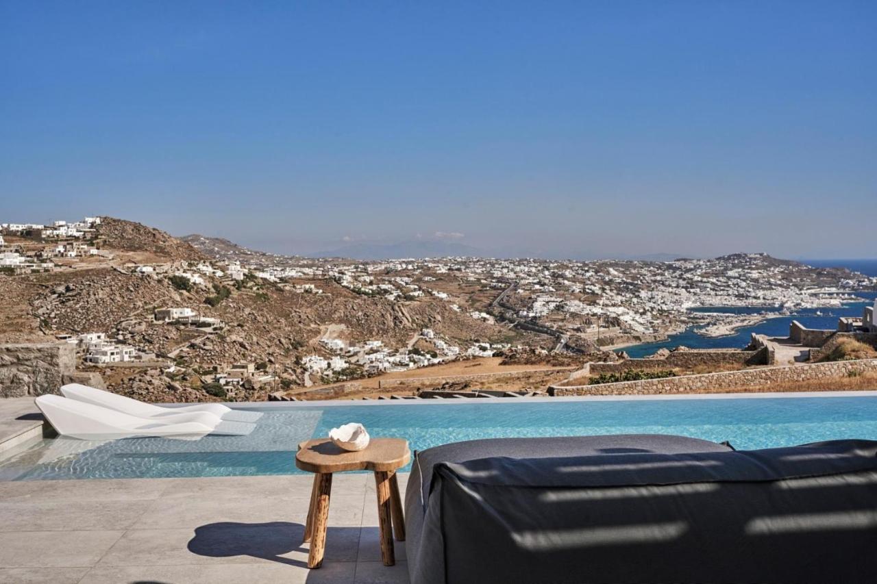 Annez Villa With Private Pool Panoramic Sea View Mykonos Town المظهر الخارجي الصورة