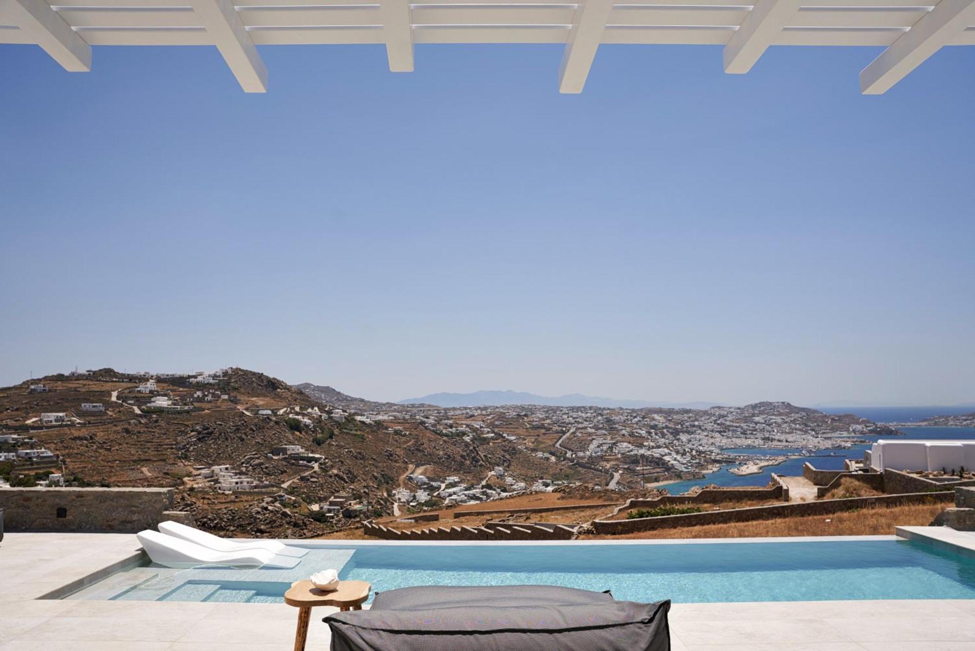Annez Villa With Private Pool Panoramic Sea View Mykonos Town المظهر الخارجي الصورة