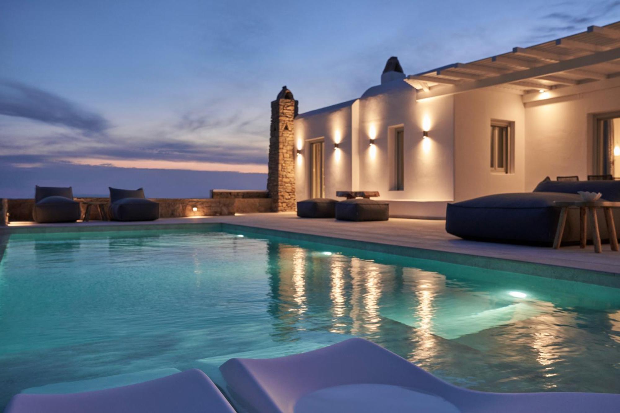 Annez Villa With Private Pool Panoramic Sea View Mykonos Town المظهر الخارجي الصورة